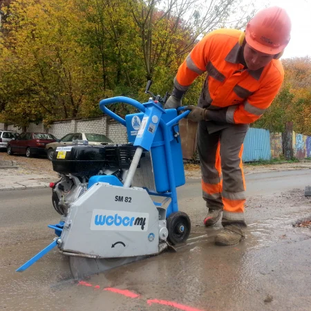 Tăietor de asfalt-beton Weber SM 82-3 Hd, pentru disc 500 mm thumbnail 3