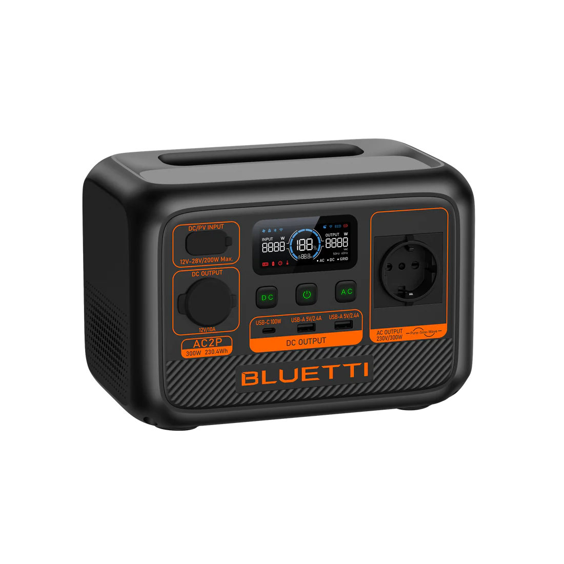 Statie de energie portabila BLUETTI AC2P 300W 230,4Wh - power station