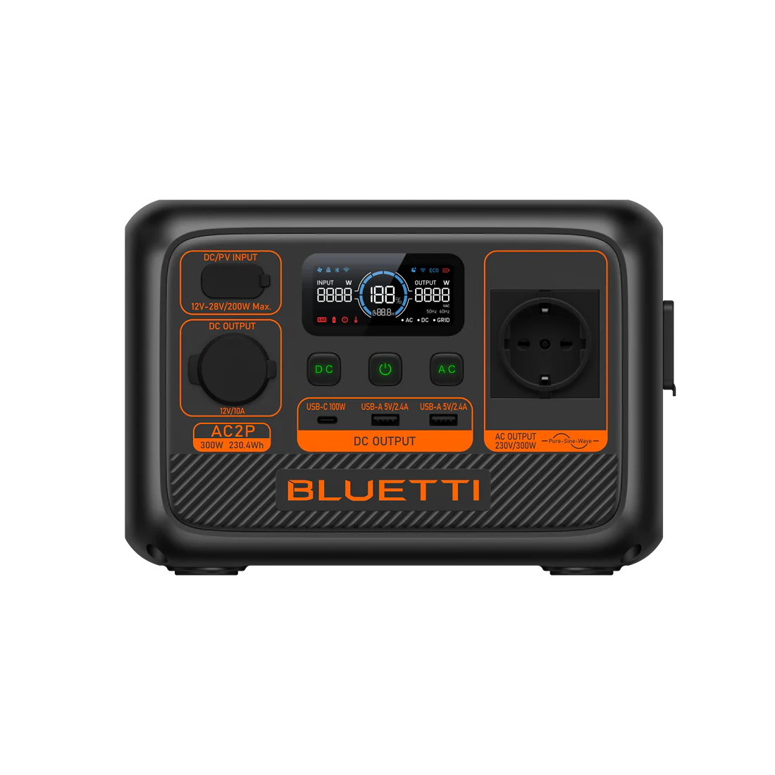 Statie de energie portabila BLUETTI AC2P 300W 230,4Wh - power station thumbnail 2