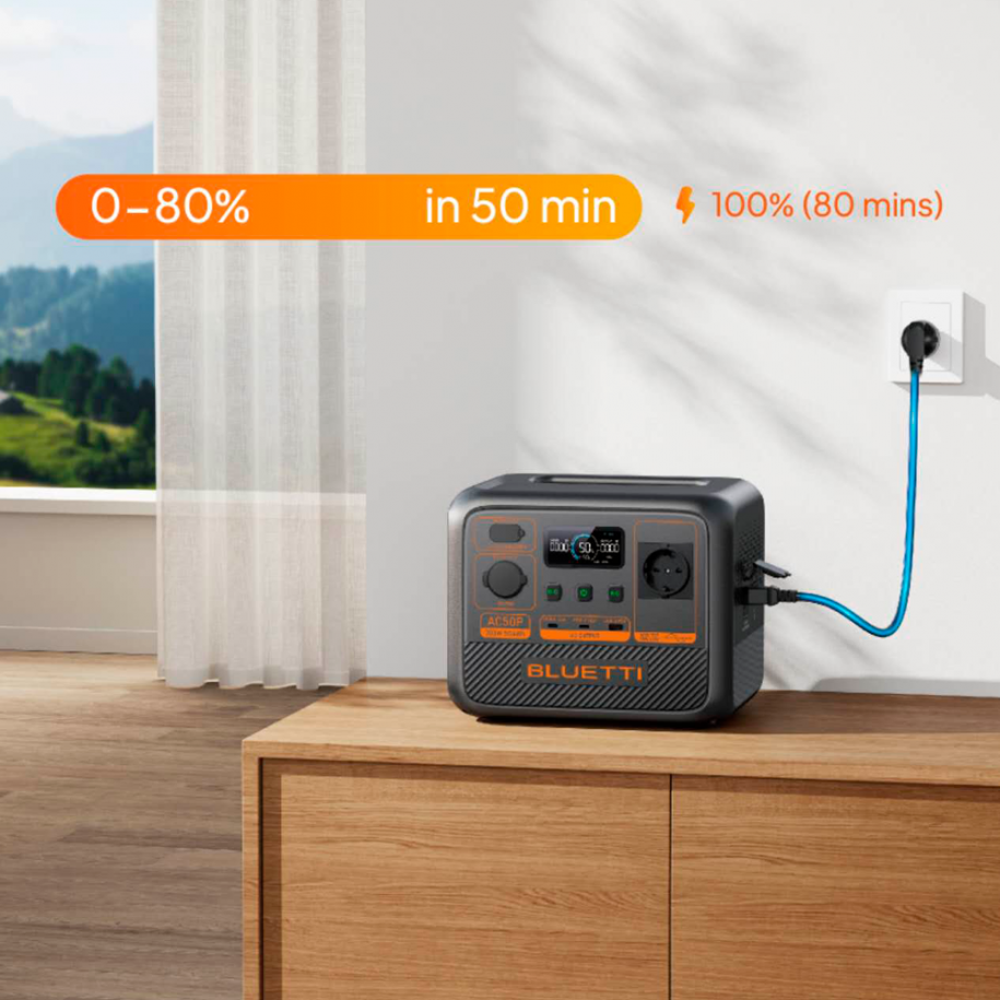 Statie de energie portabila BLUETTI AC50P 700W 504Wh - power station thumbnail 6