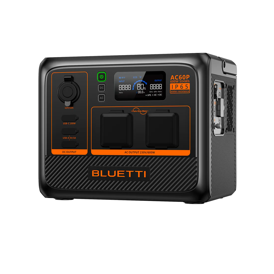 Statie de energie portabila BLUETTI AC60P 600W 504Wh - power station thumbnail 2