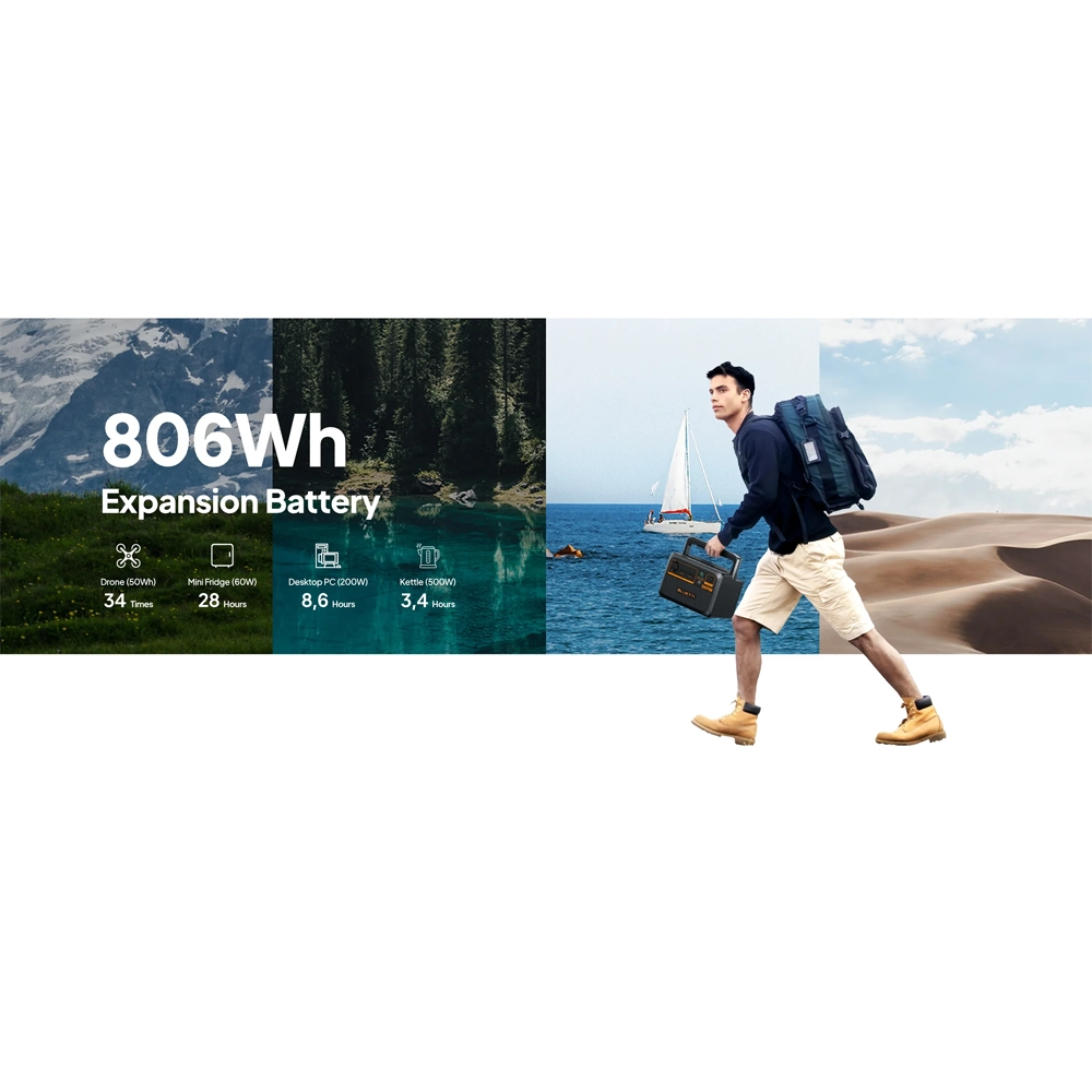 Acumulator suplimentar BLUETTI B80P 806Wh thumbnail 4