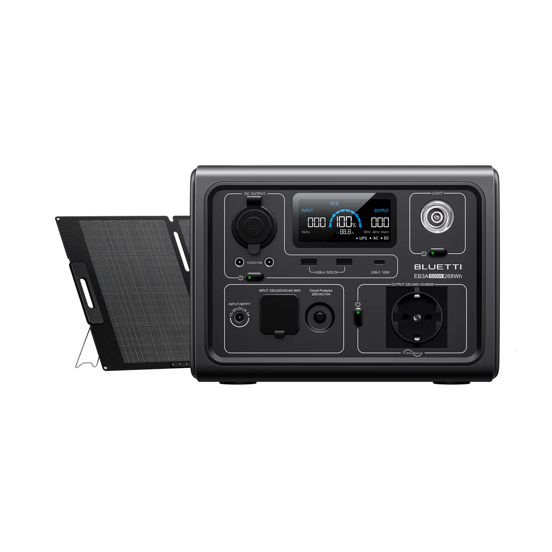 Statie de energie portabila BLUETTI EB3A 600W 268Wh - power station thumbnail 4