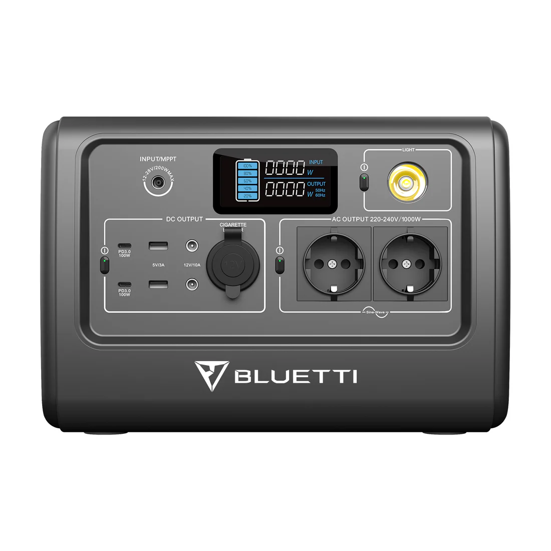Statie de energie portabila BLUETTI EB70 1000W 716Wh - power station