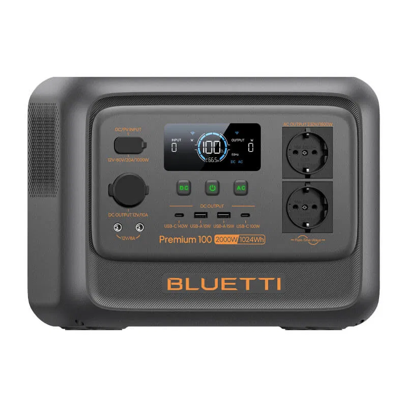 Statie de energie portabila BLUETTI PREMIUM 100 V2 - 1800W 1024Wh - power station thumbnail 2