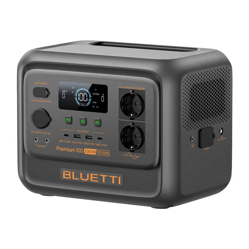 Statie de energie portabila BLUETTI PREMIUM 100 V2 - 1800W 1024Wh - power station thumbnail 4