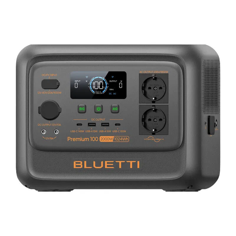 Statie de energie portabila BLUETTI PREMIUM 100 V2 - 1800W 1024Wh - power station thumbnail 5