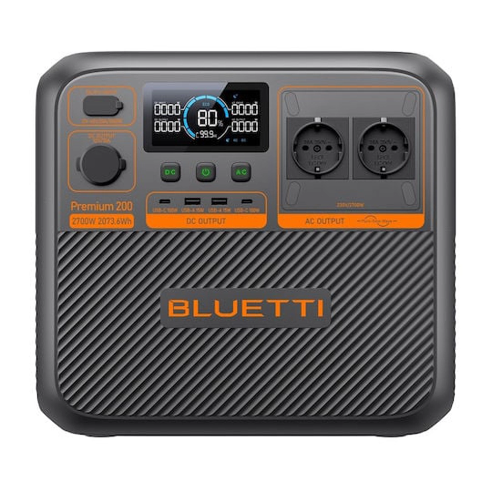 Statie de energie portabila BLUETTI PREMIUM 200 V2 - 2700W 2073Wh