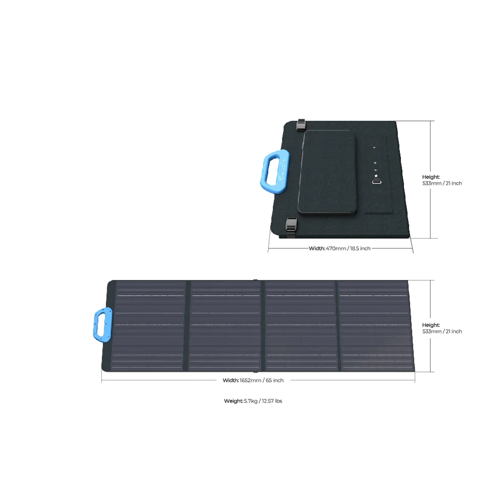 Panou solar portabil BLUETTI PV120 120W thumbnail 5