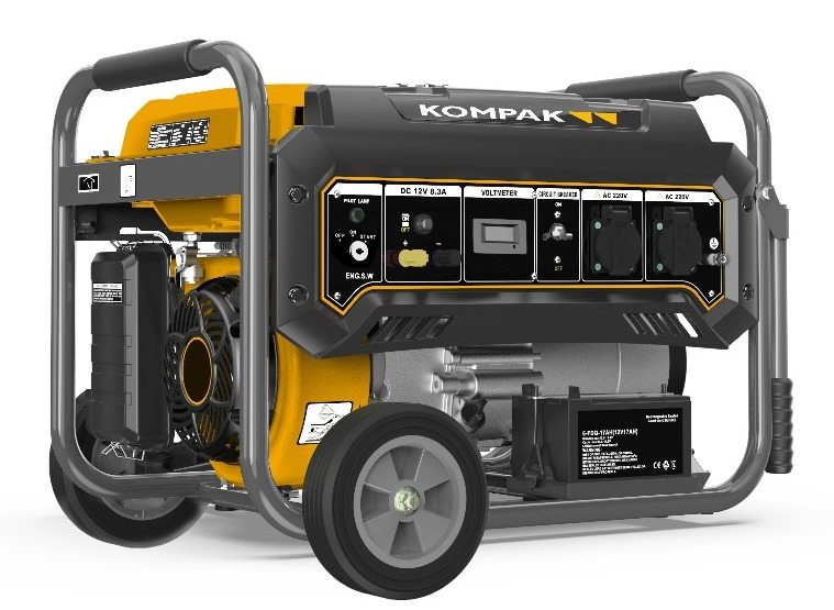 Generator de curent monofazat KOMPAK K3500E 3.5 kW, 230V pornire electrica