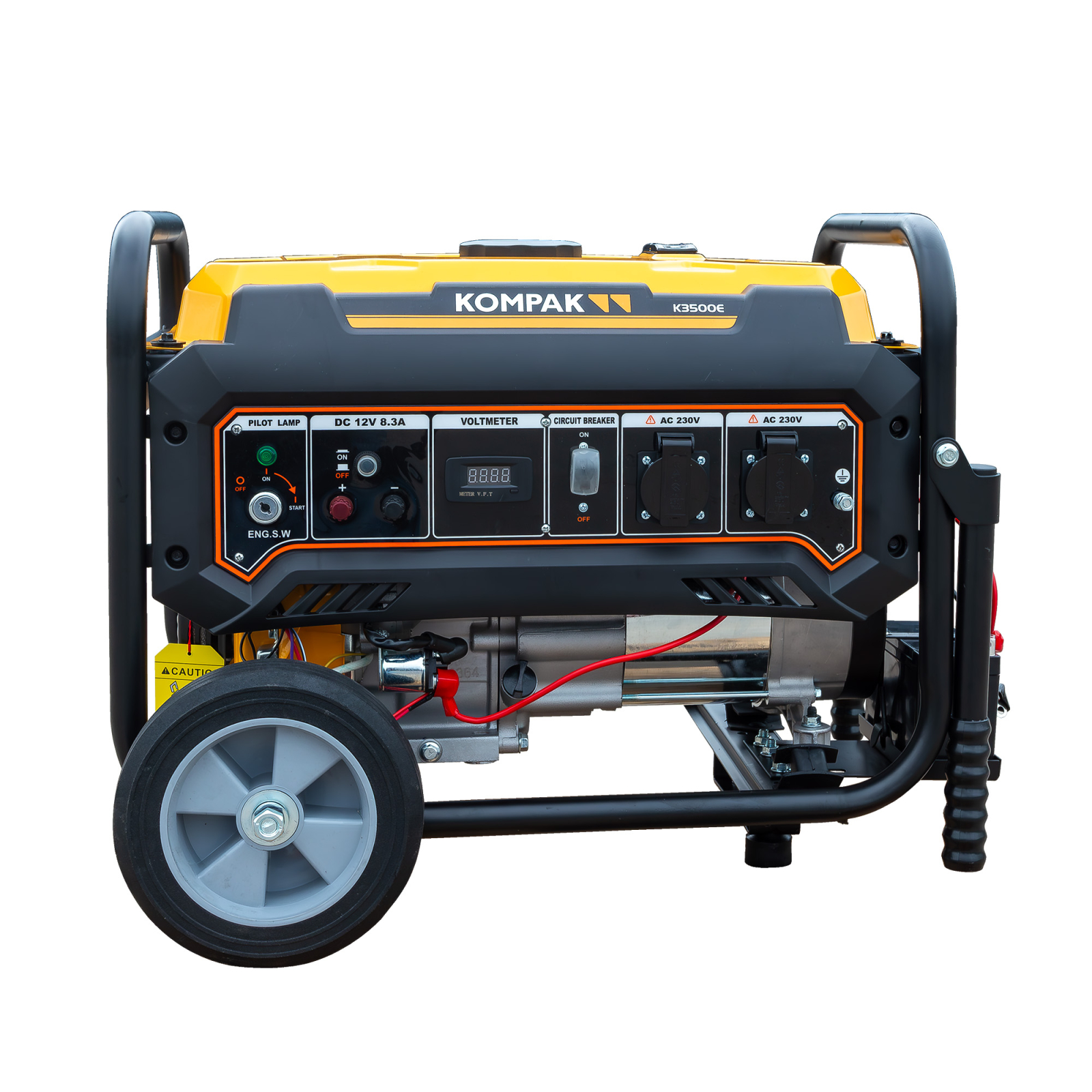 Generator de curent monofazat KOMPAK K3500E 3.5 kW, 230V pornire electrica thumbnail 2