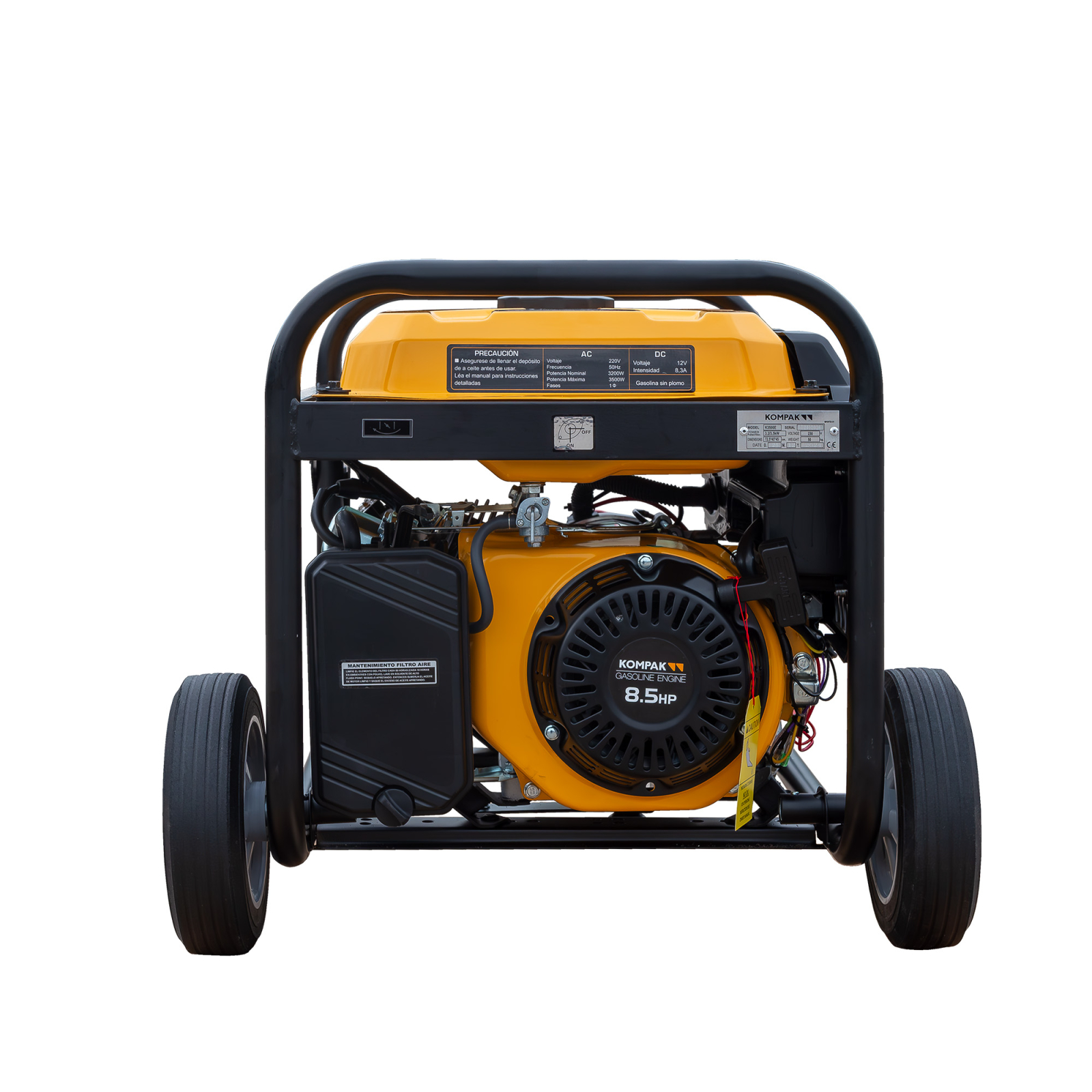 Generator de curent monofazat KOMPAK K3500E 3.5 kW, 230V pornire electrica thumbnail 4