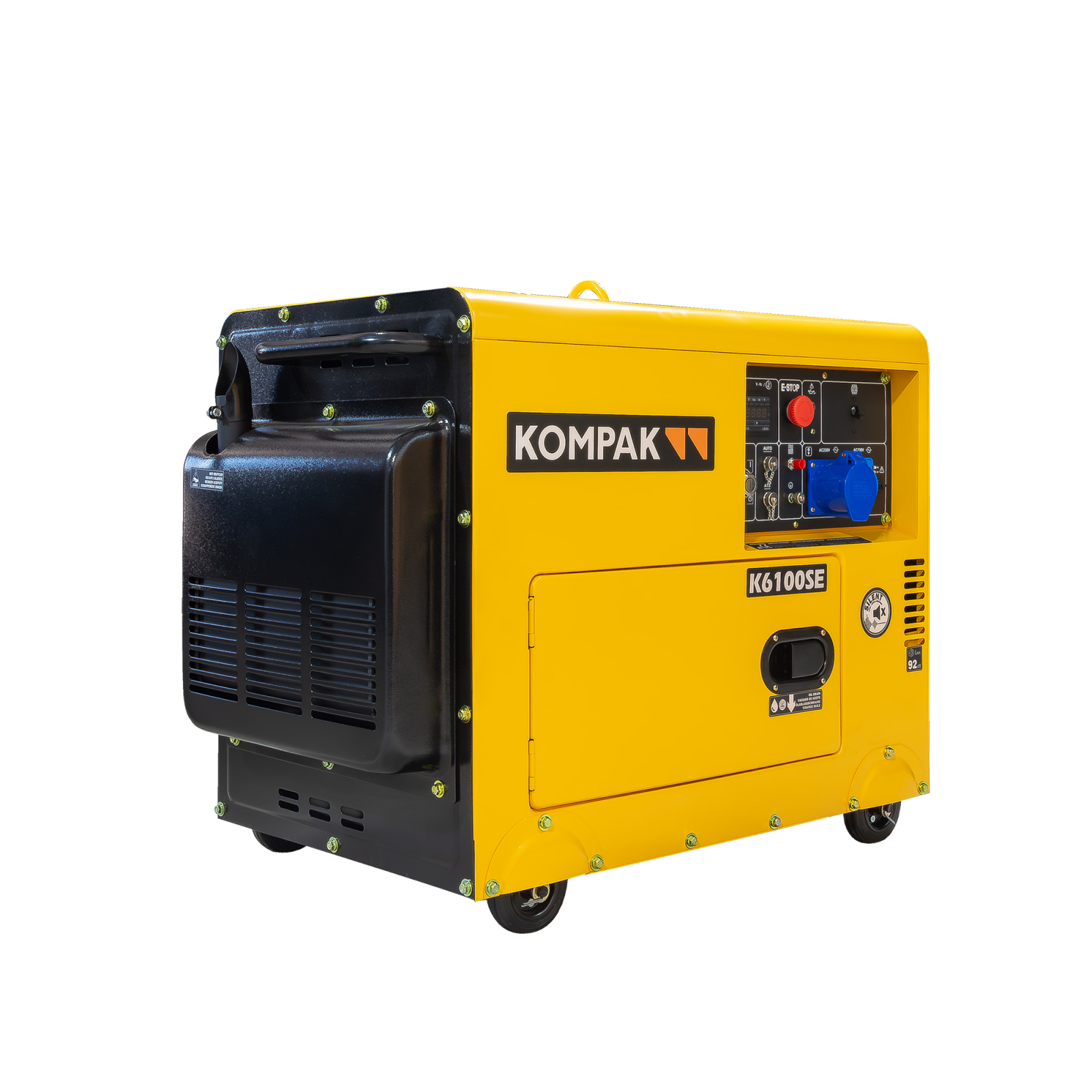 Generator Diesel insonorizat KOMPAK K6100SE, 230V, putere maxima 5.3 KW thumbnail 4