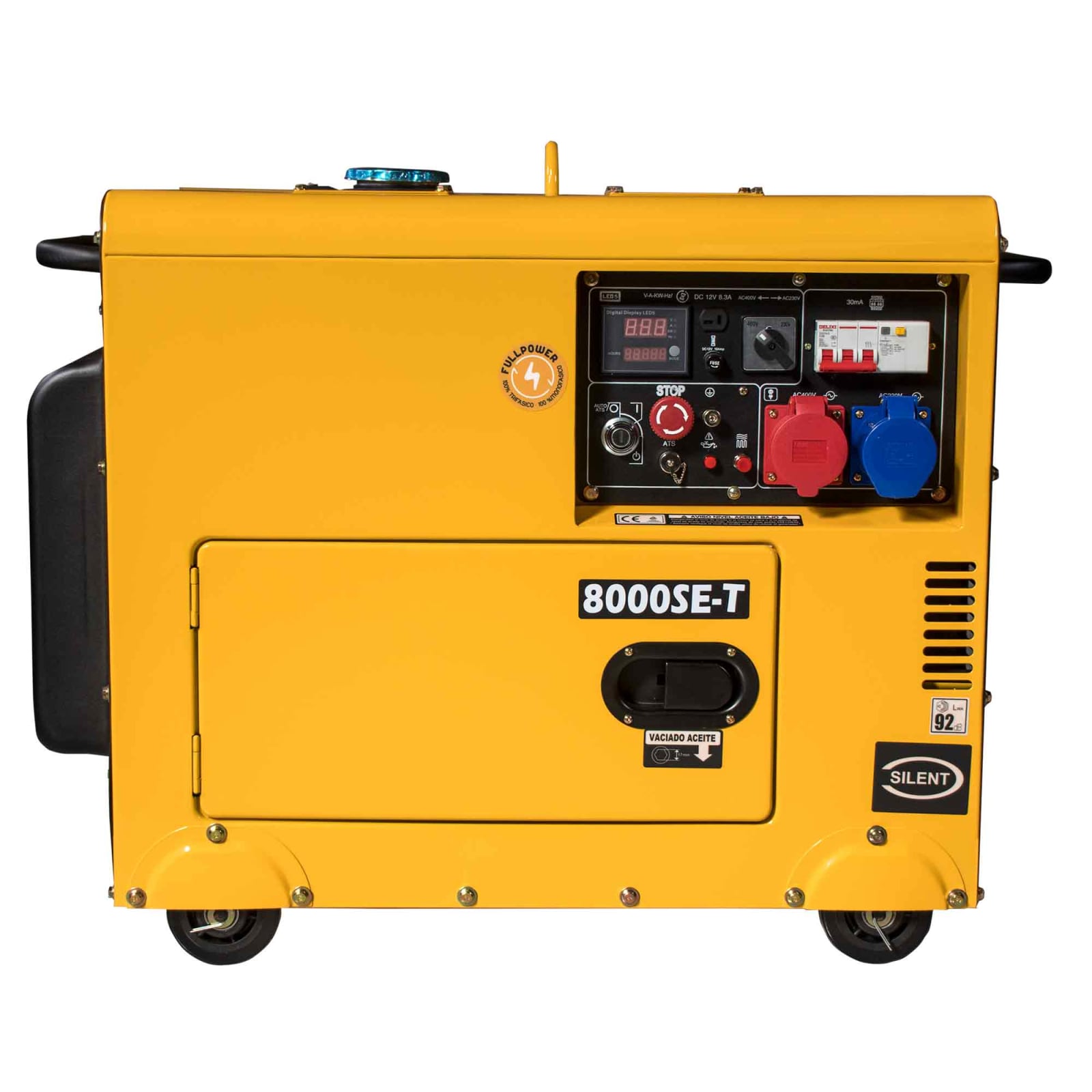 Generator Diesel insonorizat KOMPAK K8000SE-T, 230 400V, putere maxima 7,9 KVA thumbnail 2