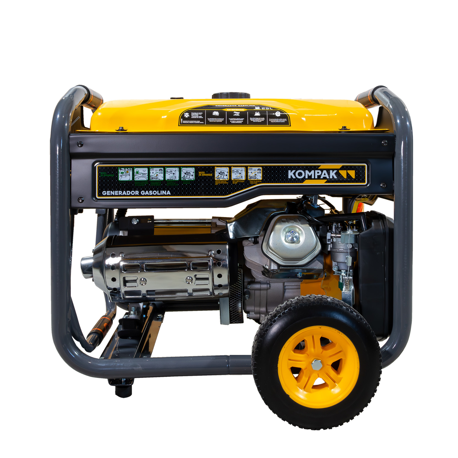 Generator de curent monofazat KOMPAK K9000E, 230V, 8.3 kW max, AVR, alternator cupru thumbnail 4