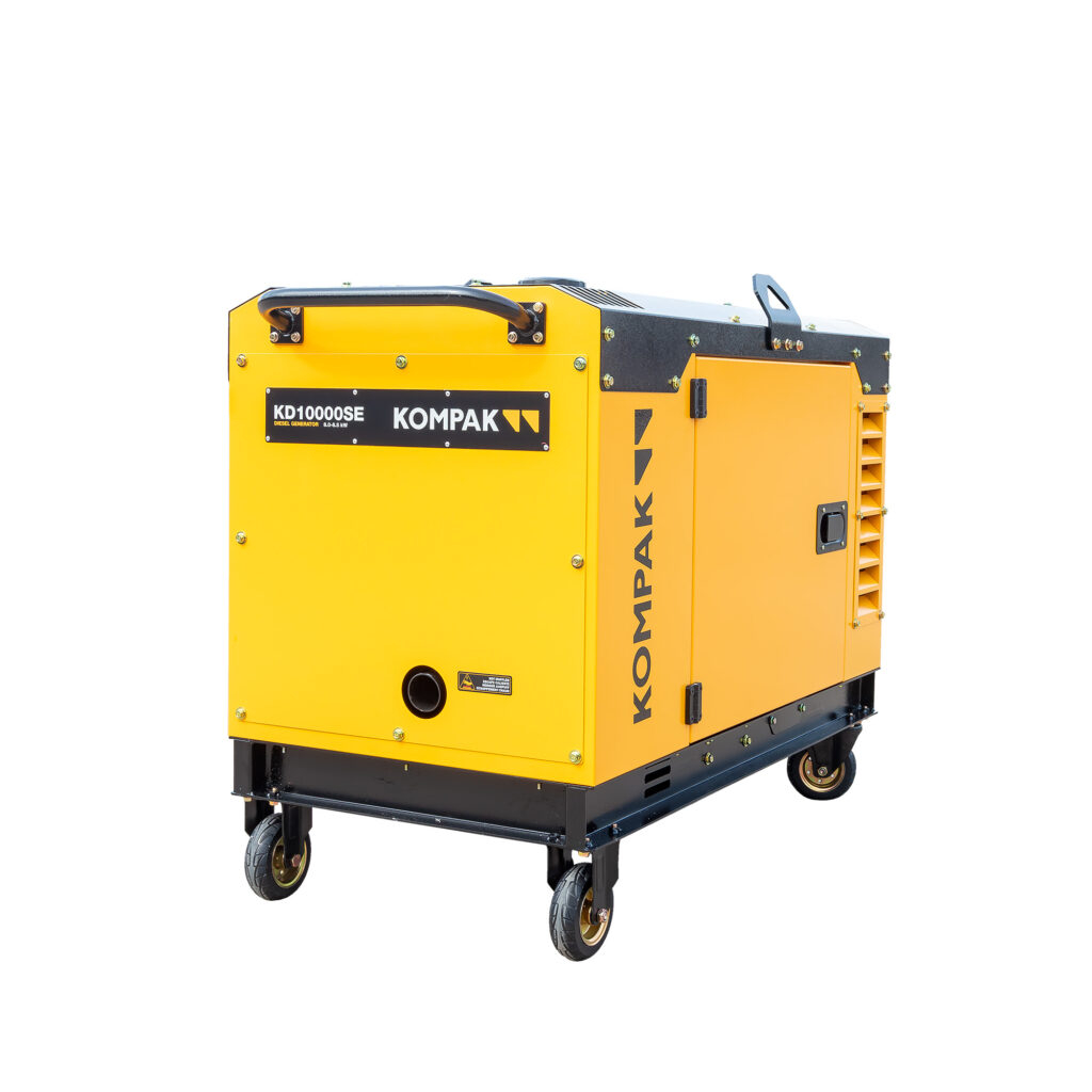 Generator diesel monofazat KOMPAK KD10000SE, 230V, 8.5 kW, insonorizat