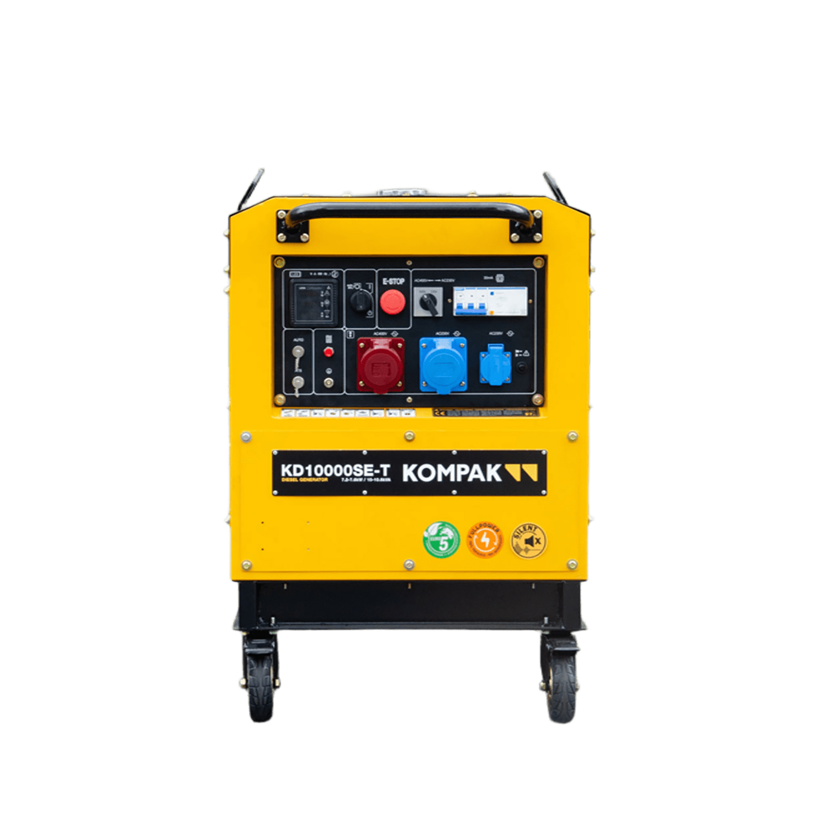 Generator diesel trifazat KOMPAK KD10000SE-T Full Power, 400 230V, 10.6 kVA, insonorizat thumbnail 4