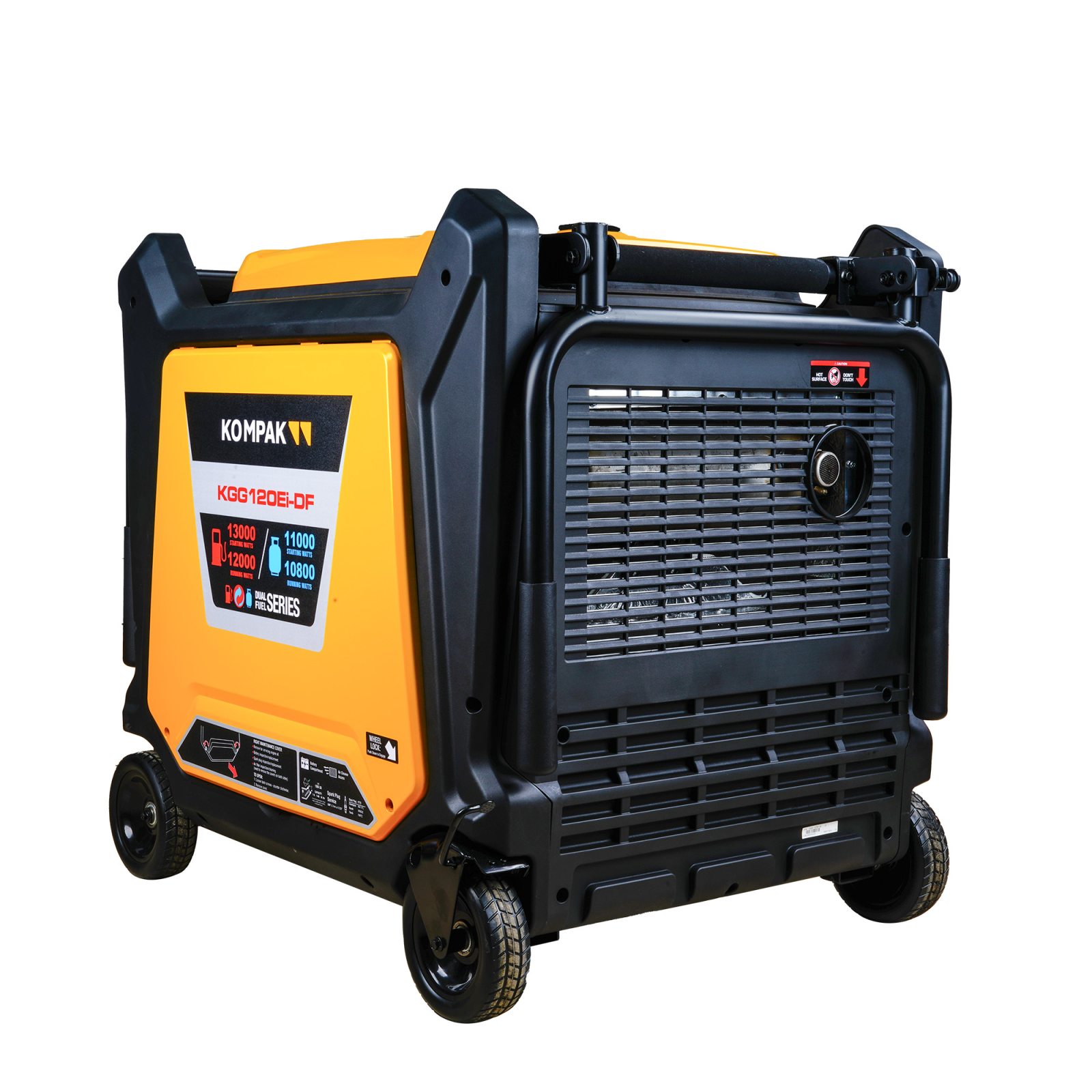 Generator inverter insonorizat KOMPAK KGG120Ei-DF Full Power, 13 kW, benzina GPL, 230 400V thumbnail 5