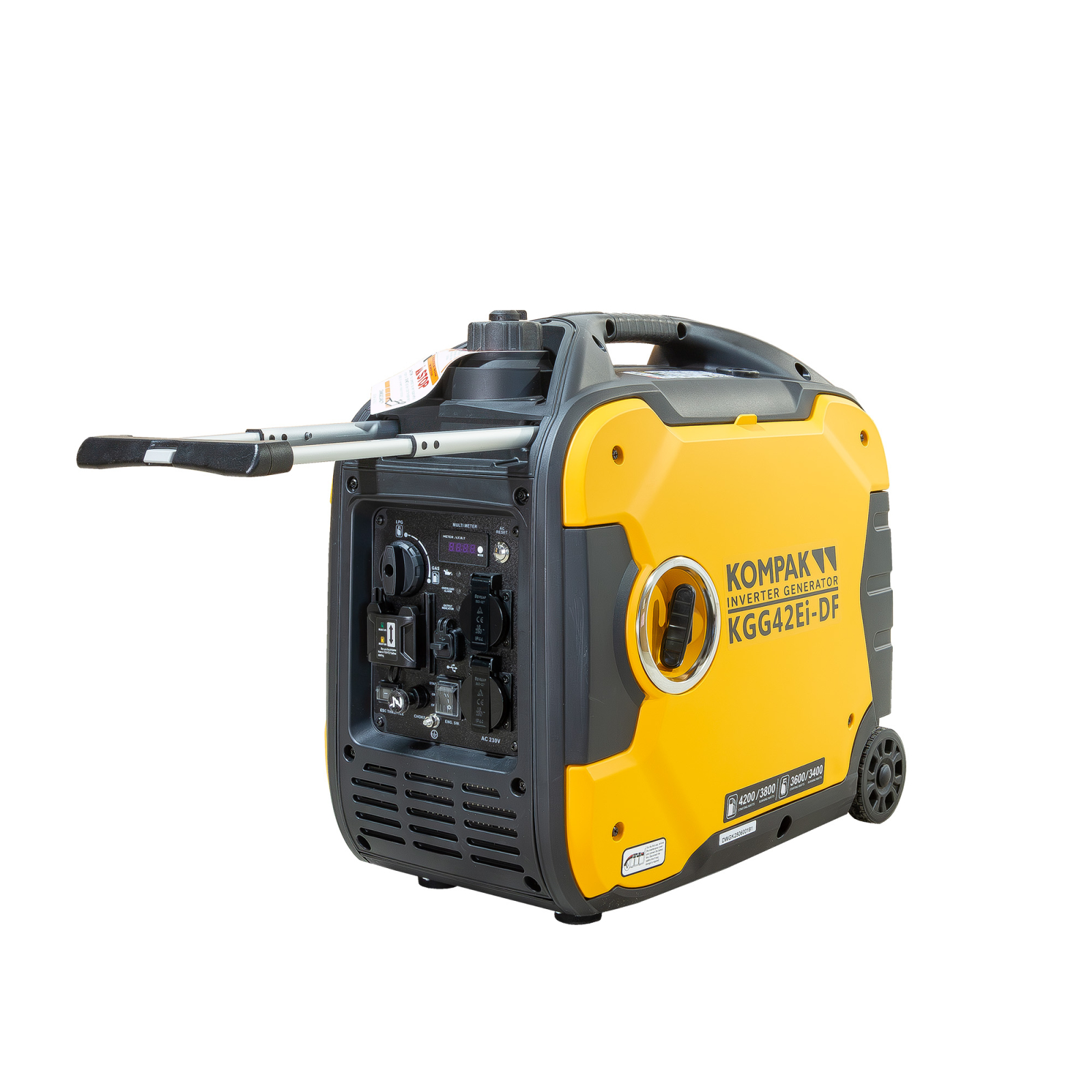 Generator inverter KOMPAK KGG42Ei-DF pe gaz benzina thumbnail 2