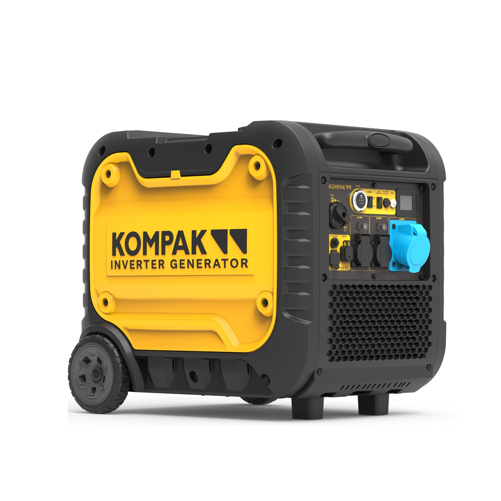 Generator inverter monofazat KOMPAK KGG76EI, 230V, 7.6 kW max, pornire electrica