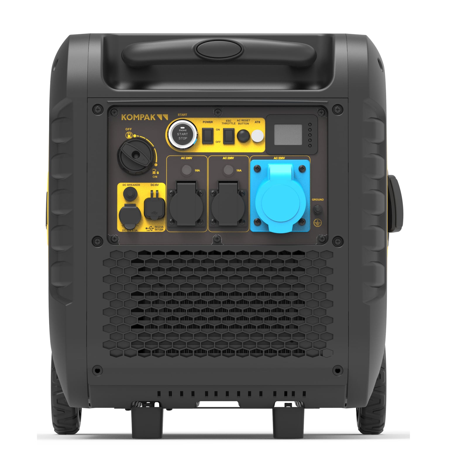 Generator inverter monofazat KOMPAK KGG76EI, 230V, 7.6 kW max, pornire electrica thumbnail 3